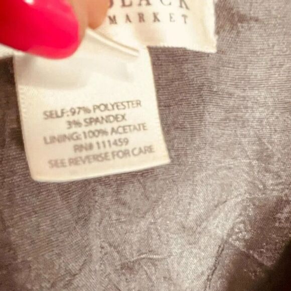 White House Black Market | Pinstripe Short Sleeve Blazer Size 14 | EUC - Picture 10 of 10